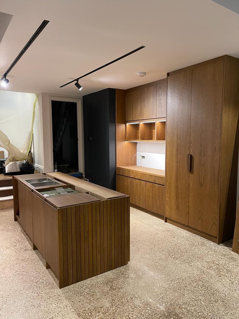 Bespoke joinery for a private design and build